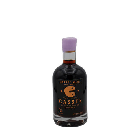 C. Cassis Barrel Aged Blackcurrant Liqueur No. 2 Purple Wax, 375ml
