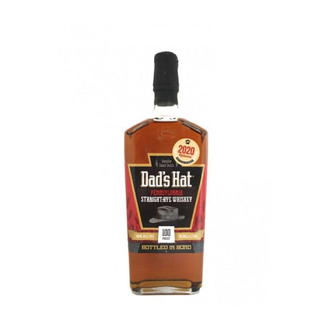 Dad's Hat Straight Rye Whiskey Bottled in Bond, 750ml
