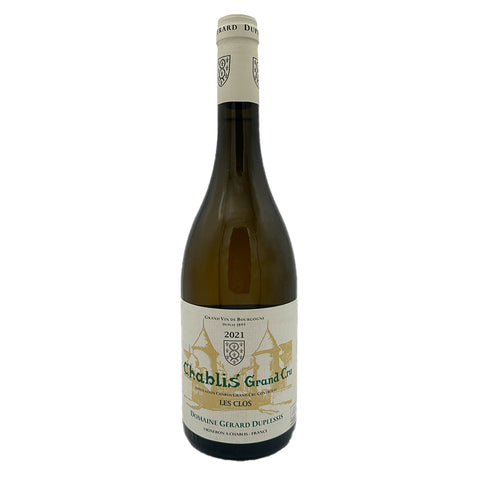 2021  Domaine Gerard Duplessis Chablis Les Clos, 750ml