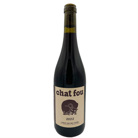 2022 Eric Texier 'Chat Fou' Rouge, 750ml