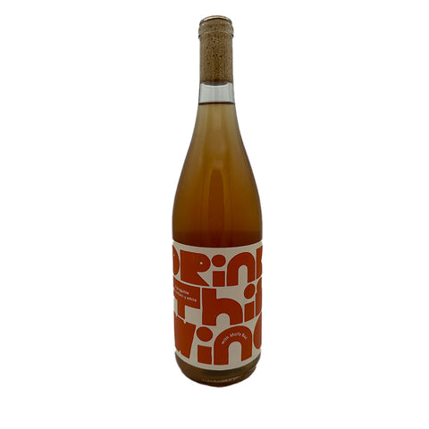 2023 The Marigny 'Drink this Wine' A Gluggable Skin Contact-y White, 750ml