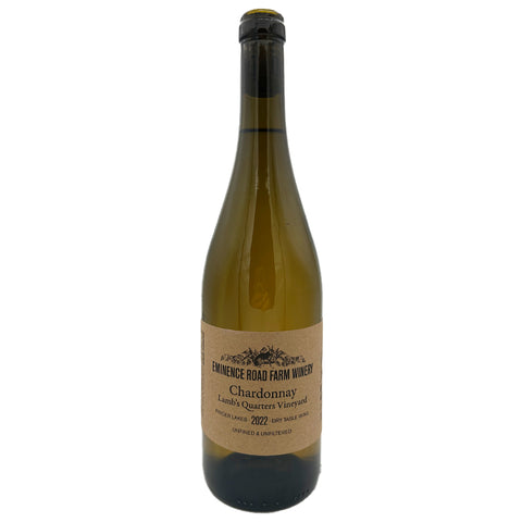 2022 Eminence Road Farm Winery Chardonnay 'Lamb's Quarter Vineyard,' 750ml