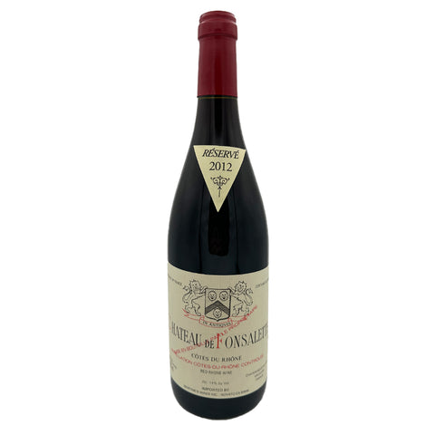 2012 Chateau de Fonsalette Côtes du Rhône Rouge, 750ml